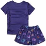 5t Pajamas Girls Shot Sleeve Summer Pj Sets Matching America Girl 18 inch Doll