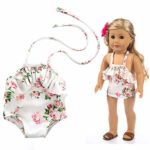 Gift! WensLTD Adorable One-Piece Swimsuit Clothes for 18 inch Doll Accessory Gril’s Toy (Q)