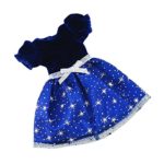 Emily Rose 14 Inch Doll Clothes | Blue Velvet Party Dress for 14″ Dolls | Compatible with 14.5″ Wellie Wishers and 14″ Glitter Girls Dolls