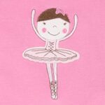 Leveret Ballerina Matching Doll & Girl 2 Piece Pajama Set 100% Cotton (6 Years)