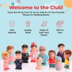 Beverly Hills Doll Collection Sweet Li’l Folks Set of 20 Community and Family Dollhouse Figures Soft Vinyl Play Figures People for All Ages