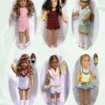 Signature Series SPORTS and ATHLETICS II : Crochet Patterns for 18 inch and All American Girl Dolls B&W