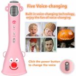 TOSING Wireless Karaoke Microphone for Kids, Top Birthday-Gifts for Girls, Best Present Toys for Kids Girls 4 5 6 7 8 9 Years Old, for 10 11 12 Yrs Teenager, Bluetooth Karaoke Machine,Voice Changer