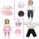 ARTST 18 inch Doll Clothes Accessories – Compatible with American Girl Dolls, 18 Inch Dolls, My Life Dolls, Our Generation Dolls
