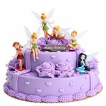 Ekate 6pcs Tinker Flower Fairy Bell Miniature Garden Ornament Figurine Cake Topper Dollhouse Decoration