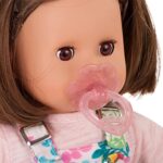Gotz Muffin Blooms – 13″ Soft Baby Doll with Brown Hair to Wash & Style and Brown Sleeping Eyes for Ages 3 and Up