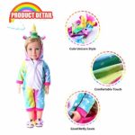 18 Inch My Life Doll Clothes Accessories,Unicorn-Pajama and Sleeping Bag Set with Sleepover Masks & Pillow – Compatible with American Girl Dolls,Our Generation, My-Life and Baby Alive Dolls (Rainbow)