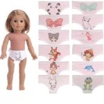 ZWSISU Lot 10pcs Underwear for American 18Inch Girl Doll,Doll Accessories