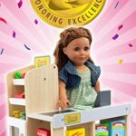 Playtime by Eimmie 18 Inch Doll Furniture – Grocery Store Set and Accessories – Wooden Playsets for American, Generation and Similar 14″- 18″ Girl Dolls
