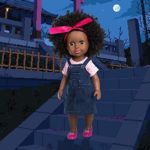 Ecore Fun Black Doll 14.5 Inch Baby Girl Doll and Clothes Set African-American Washable Realistic Silicone Girl Dolls -Best Gift for Kids Girls