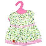 MagiDeal Cute Green Rose Flower Dress for 18inch American Girl Our Generation Dolls