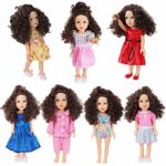 Doll Clothes for 18 Inch Dolls – Girl Dolls 7 Outfit for My Life Doll, Our Generation, Journey Girl Dolls Accessories Fashion Oufits, Daily/Party Dress, Accessories Fits 16-18 Inch – Girls Toy