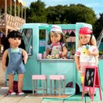 Our Generation Dolls Sweet Stop Ice Cream Truck for Dolls, 18″