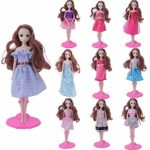 JING SHOW BUSINESS Set of 10 (Random) HQ Handmade Dresses Accessory Clothes for 11-12 inch Fashionista Dolls