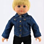 Dark Denim Jacket | Fits 18″ American Girl Dolls, Madame Alexander, Our Generation, etc. | 18 Inch Doll Clothes
