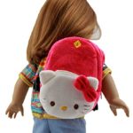 Dreamtoyhouse American Girl Doll Accessories Cute Kitty Doll Backpack Fit 18 Inch Dolls