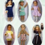 Signature Series DRESSES GALORE: Crochet Patterns  for 18 inch All American Girl Dolls B&W