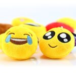 Dreampark Emoticon Keychain Mini Cute Plush Pillows, Party Favors for Kids Valentine’s Day Gifts / Birthday Party Supplies, Emoticon Gifts Toys Carnival Prizes for Kids (64 Pack)