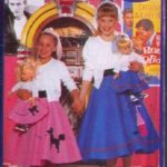 Butterick 5658 – Girls and 18-Inch Doll Costume – Poodle Skirts – Sizes XS-S-M-L