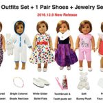 13 Piece American Girl Doll Accessories – 18 inch Doll Clothes Accessories Outfit Set Fits American Girl by WEARDOLL