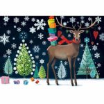 5D Diamond Painting Christmas,DEESEE(TM) Embroidery Paintings Rhinestone Pasted DIY Cross Stitch (E)