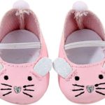 Gotz Pink Mouse Shoes for 13″ Baby Dolls