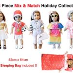 Weardoll 35 Piece American Girl Doll Accessories – 18 inch Doll Clothes Accessories Set Fits American Girl, Our Generation, Journey Girls