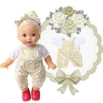 NA BOBO Clothes Set of 6 for 12-14-16 Inch Alive Lovely Baby Doll Clothes Dress Outfits Costumes Dolly Pretty Doll Cloth Handmade Girl Christmas Birthday Gift
