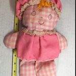 Vintage 1975 Fisher Price #420 “Lolly” Soft-bodied Ragdoll-style Doll with Built-in Rattle
