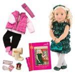 Our Generation Audrey Ann-Deluxe Christmas Doll with Book 18″ Doll