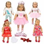 18 inch doll clothes and accessories Unicorn Pajamas Set Outfits for American 16″-18″ Girl Doll | 18″ doll clothes for 18 inch dolls our generation doll clothes My Life Doll Clothes Baby Journey Girls