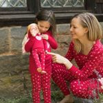 Leveret”Hearts” 2 Piece Matching Kid & Doll Pajama Set 100% Cotton (2T-8Y) (4 Toddler, With Doll Pj’s)