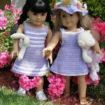 Garden Party Crocheting Pattern for 18 inch dolls